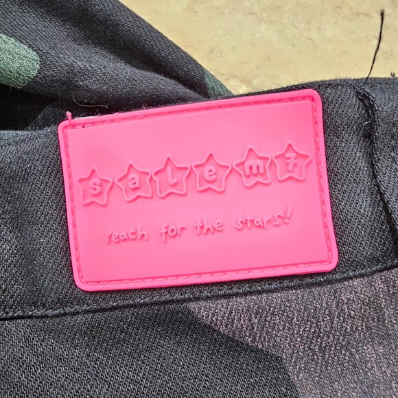 Men's Salem7 Glow In the Dark Star Black Jeans Actual Size 37 Waist 31" Inseam - Picture 8 of 8